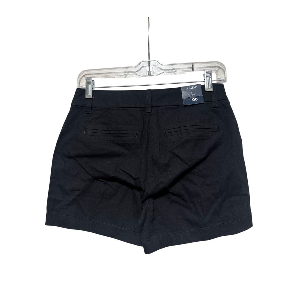 J.Crew Women's Black 5 Inch Cotton Chino Shorts Size 00 NWT - Picture 7 of 9